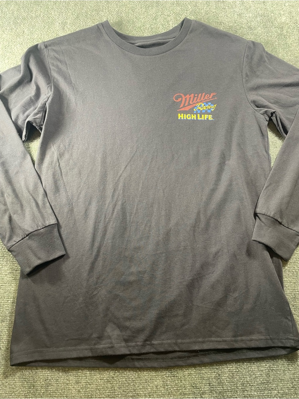 Miller High Life‎ Racing Black Long Sleeve Tee